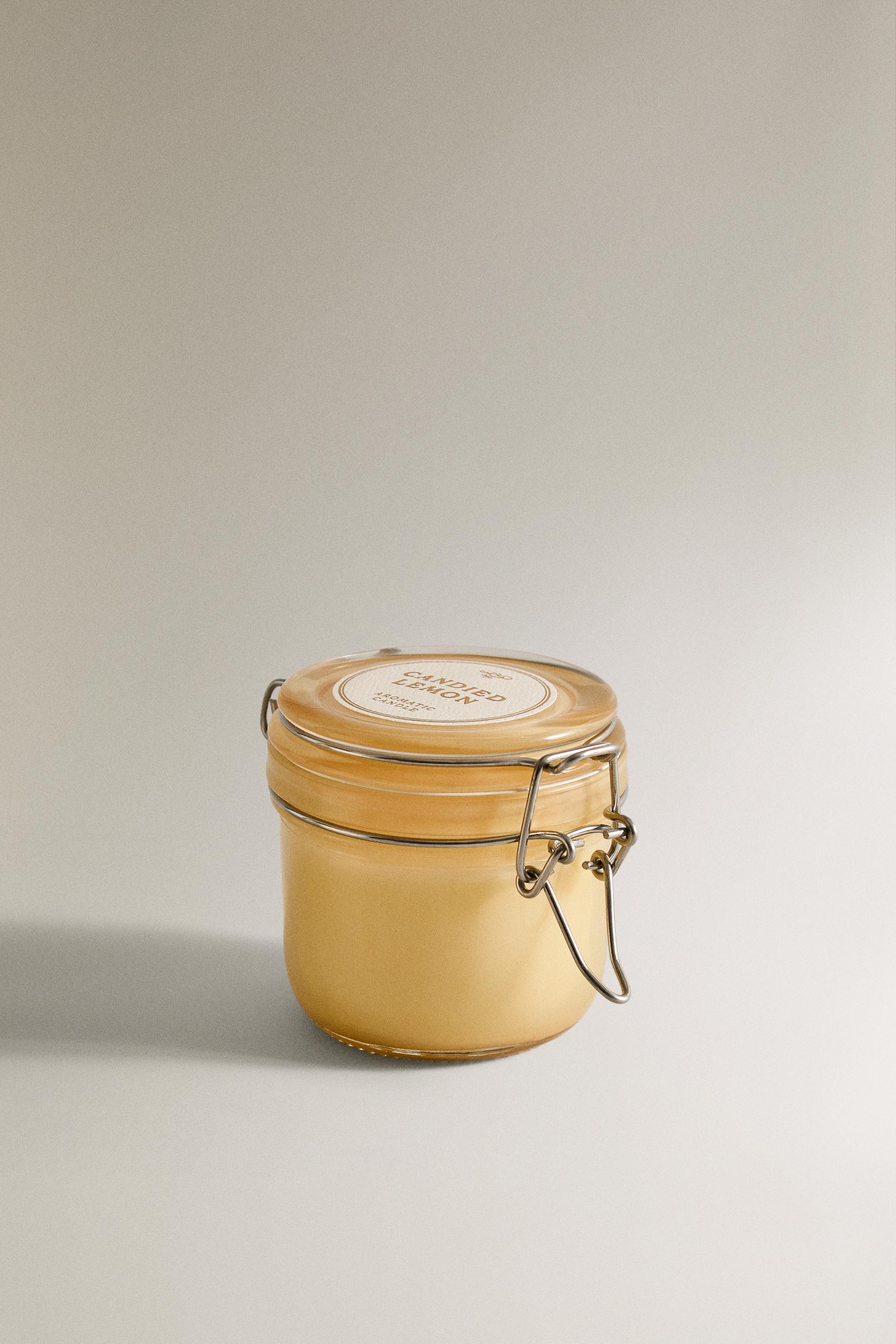 (120 G) CANDIED LEMON SCENTED CANDLE